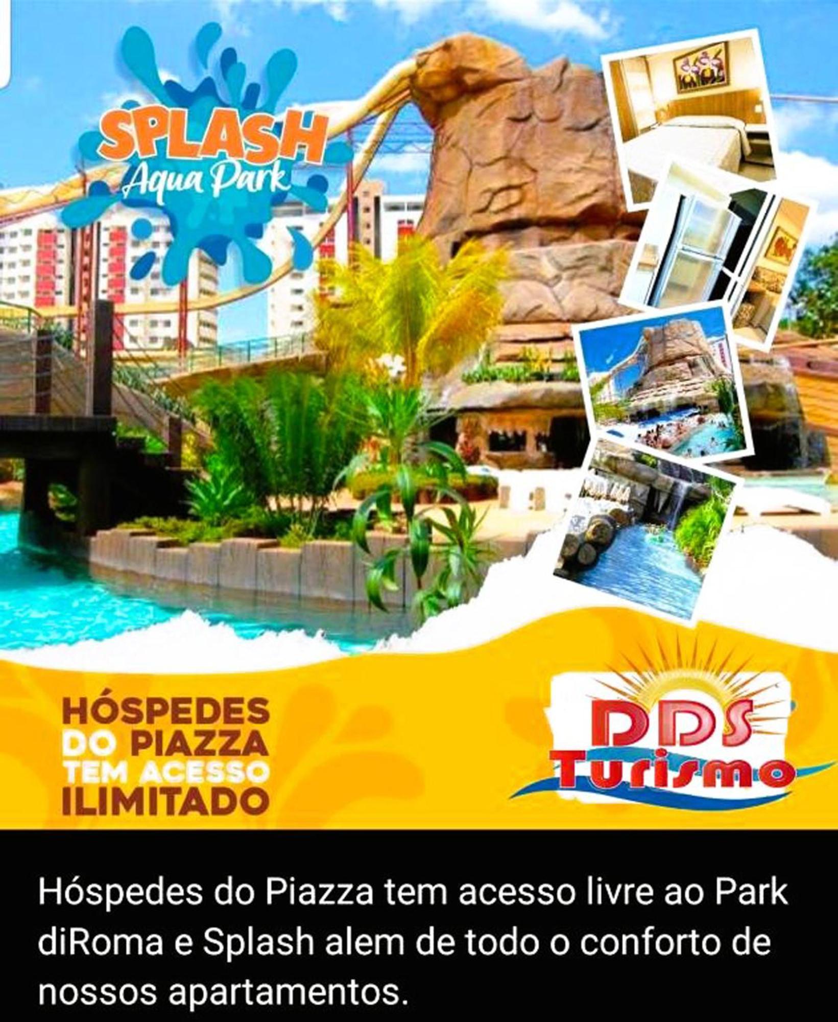 Piazza Diroma - Cortesia Park Diroma, Splash E Slide Caldas Novas Ngoại thất bức ảnh